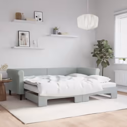 VidaXL 3197795 canapé lit sofa Gris