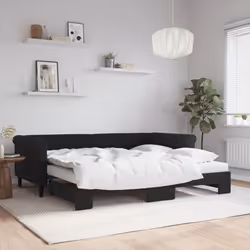 VidaXL 3197799 canapé lit sofa Noir