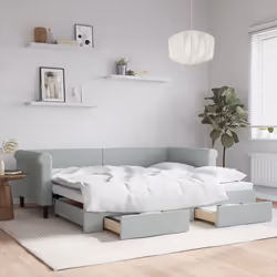 VidaXL 3197812 canapé lit sofa Gris