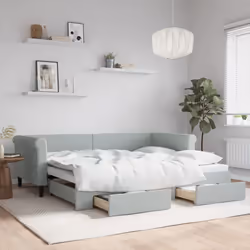 VidaXL 3197819 canapé lit sofa Gris
