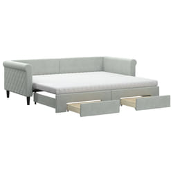 VidaXL 3197836 canapé lit sofa Gris