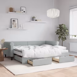 VidaXL 3197836 canapé lit sofa Gris
