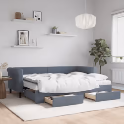 VidaXL 3197837 canapé lit sofa Gris