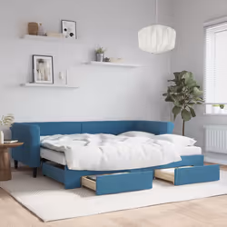 VidaXL 3197842 canapé lit sofa Bleu