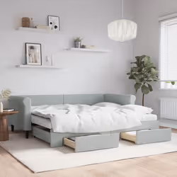 VidaXL 3197843 canapé lit sofa Gris
