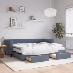 VidaXL 3197844 canapé lit sofa Gris