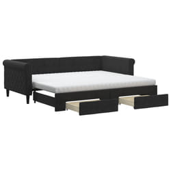 VidaXL 3197847 canapé lit sofa Noir