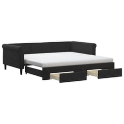 VidaXL 3197854 canapé lit sofa Noir