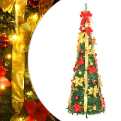 vidaXL Sapin de Noël articulé 150 LED - Vert 150 cm