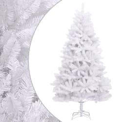 vidaXL Sapin de Noël charnières blanc 300 cm