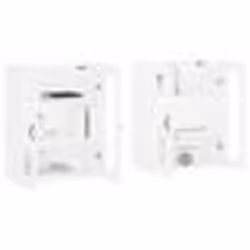 vidaXL Armoires murales 2 pcs blanc bois d'ingénierie