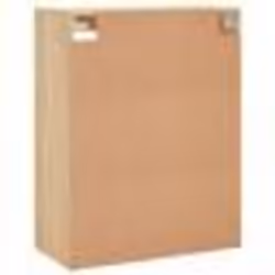 vidaXL Armoires murales 2 pcs chêne sonoma bois d'ingénierie