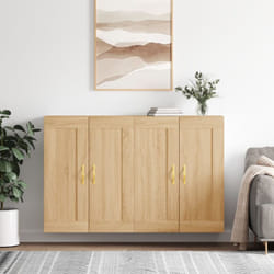 Armoires Murales 2 Pcs Chêne Sonoma Bois D'Ingénierie Vidaxl
