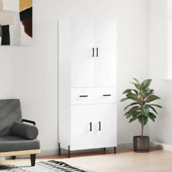 vidaXL Buffet haut - Blanc