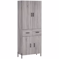 Cherchez-vous un buffet haut de gamme stylé ? Ce buffet haut ajoute un charme élégant à votre intérieur existant ! Matériau d ...