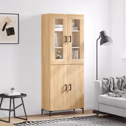 Cherchez-vous un buffet haut de gamme stylé ? Ce buffet haut ajoute un charme élégant à votre intérieur existant ! Matériau d ...