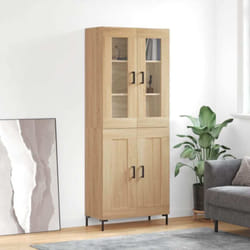 Vidaxl - Buffet haut Chêne sonoma 69,5x34x180 cm Bois d'ingénierie