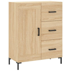 vidaXL Buffet haut Chêne sonoma 69,5x34x180 cm Bois d'ingénierie