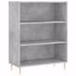 vidaXL Buffet haut Gris béton 69,5x34x180 cm Bois d'ingénierie