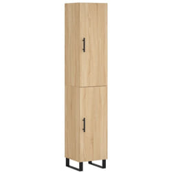 Vidaxl - Buffet haut Chêne sonoma 34,5x34x180 cm Bois d'ingénierie