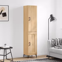 vidaXL Buffet haut Chêne sonoma 345x34x180 cm Bois dingénierie 3199108