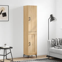 vidaXL Buffet haut Chêne sonoma 345x34x180 cm Bois dingénierie 3199108