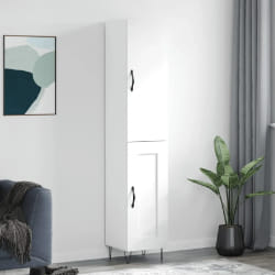 vidaXL Buffet haut - Blanc