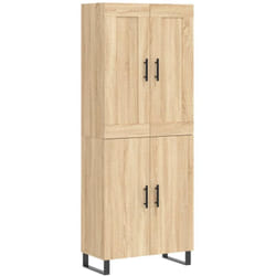 Vidaxl - Buffet haut Chêne sonoma 69,5x34x180 cm Bois d'ingénierie