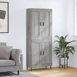 vidaXL Buffet haut Sonoma gris