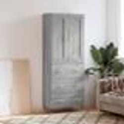vidaXL Buffet haut Sonoma gris 69,5x34x180 cm Bois d'ingénierie