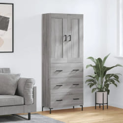 vidaXL Buffet haut sonoma gris