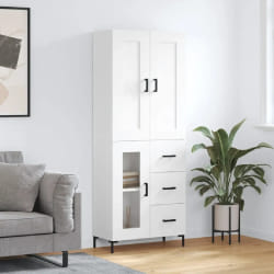 VidaXL Buffet haut - Blanc