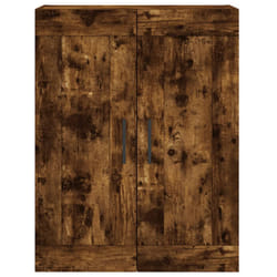vidaXL Buffet haut Chêne fumé 69,5x34x180 cm Bois d'ingénierie