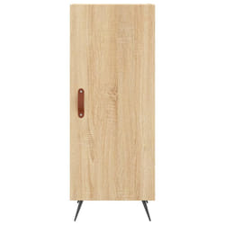 vidaXL Buffet haut Chêne sonoma 34,5x34x180 cm Bois d'ingénierie