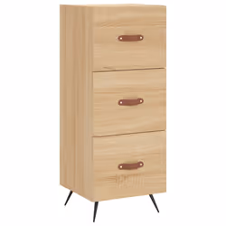 vidaXL Buffet haut Chêne sonoma 34,5x34x180 cm Bois d'ingénierie