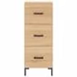 vidaXL Buffet haut Chêne sonoma 34,5x34x180 cm Bois d'ingénierie