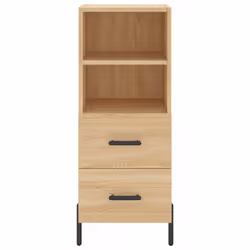 vidaXL Buffet haut Chêne sonoma 34,5x34x180 cm Bois d'ingénierie