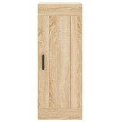 vidaXL Buffet haut Chêne sonoma 34,5x34x180 cm Bois d'ingénierie