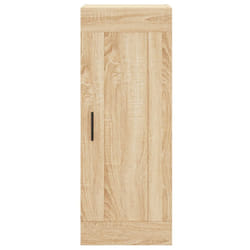 vidaXL Buffet haut Chêne sonoma 34,5x34x180 cm Bois d'ingénierie