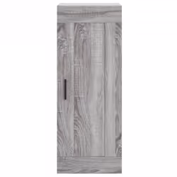vidaXL Buffet haut Sonoma gris 34,5x34x180 cm Bois d'ingénierie