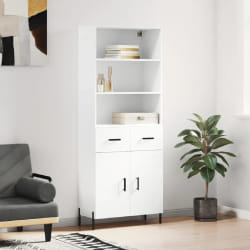 vidaXL Buffet haut - Blanc