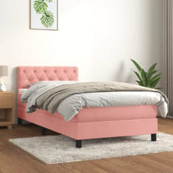 vidaXL Sommier Rose 80x200 cm