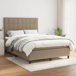 vidaXL Sommier à lattes avec matelas 140x190