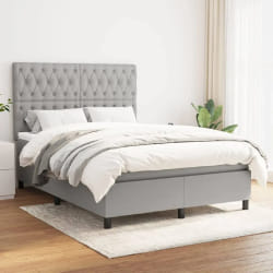 VIDAXL - Gris clair 140x200 cm
