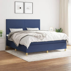 VIDAXL Bleu Tissu 180x200 cm