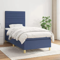 Vidaxl Sommier à lattes de lit 100x200 cm - Bleu