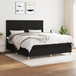 VidaXL Sommier 160x200 cm Noir