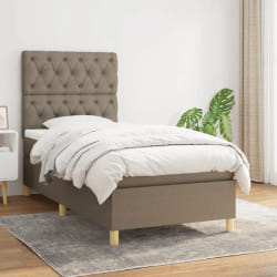 VIDAXL Sommier à lattes - Taupe 80x200 cm
