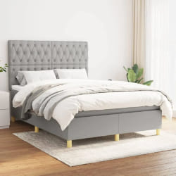 VIDAXL Gris clair - 140x190 cm