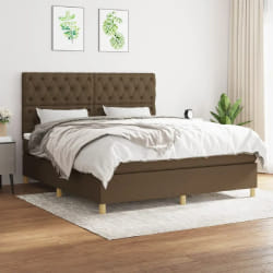 VIDAXL Sommier Marron Foncé - 160x200 cm